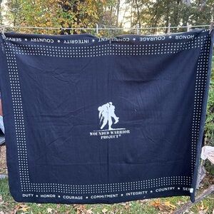 Wounded Warrior Project Black Blanket